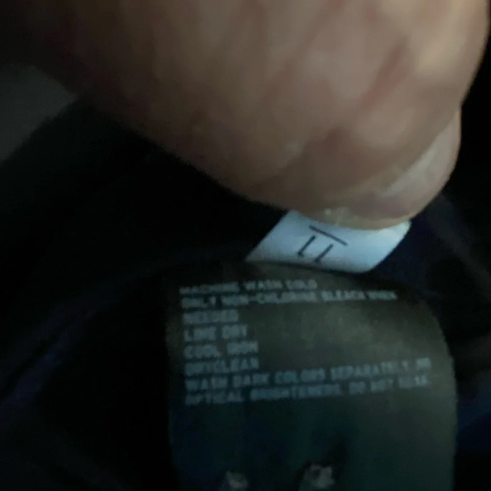 Men’s navy blue 1=UNI QLD slim fit size M button down shirt - Picture 10 of 13